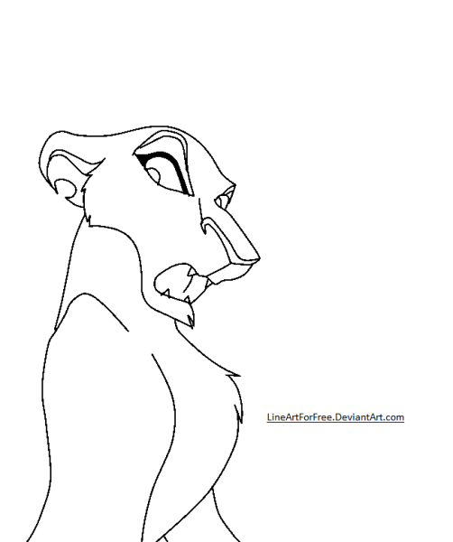 Раскраски король лев львица (38 фото)