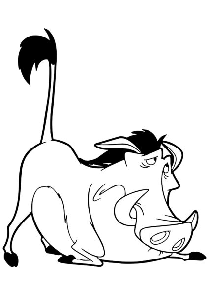 Eskiz Disney Тимон
