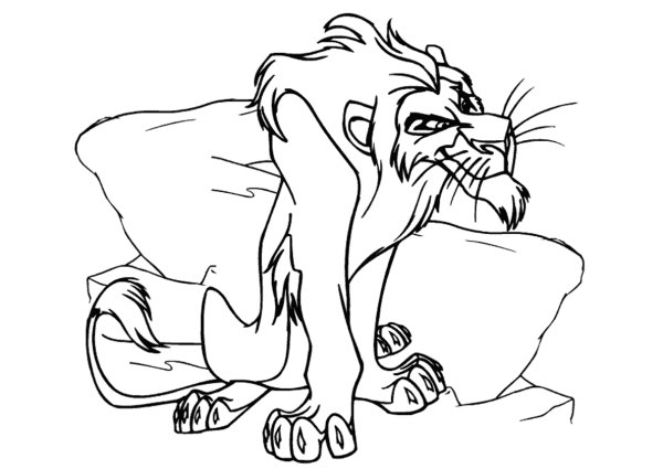 Раскраски король лев цветная (47 фото)