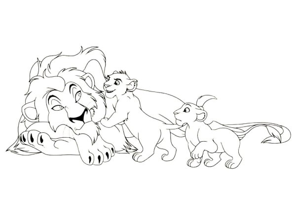Король Лев лайн Львенок