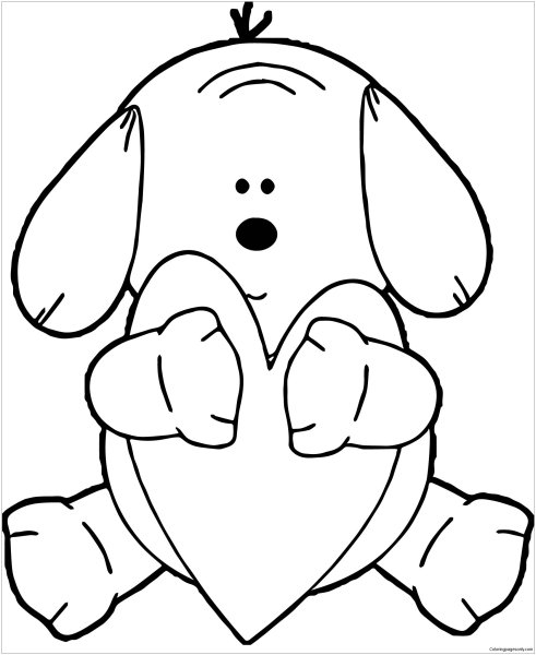 Happy Puppy раскраска