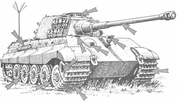 Немецкий танк тигр раскраска