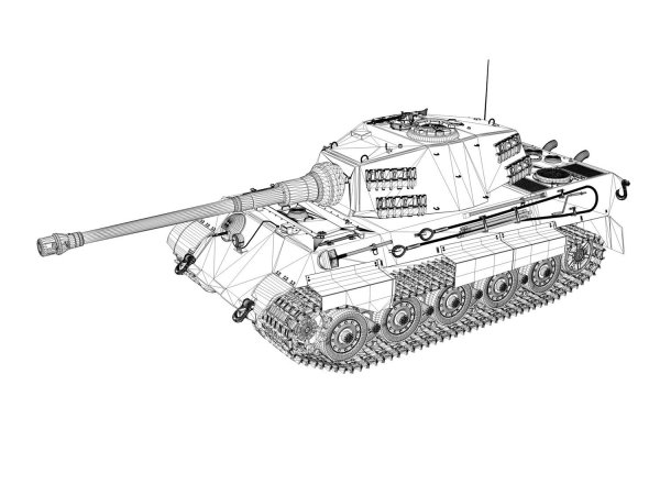 Раскраски танки тигр 2