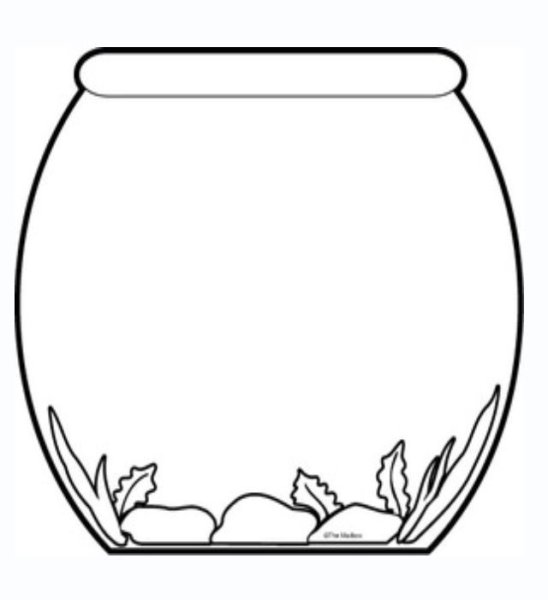 Раскраски круглый аквариум с рыбками (44 фото)