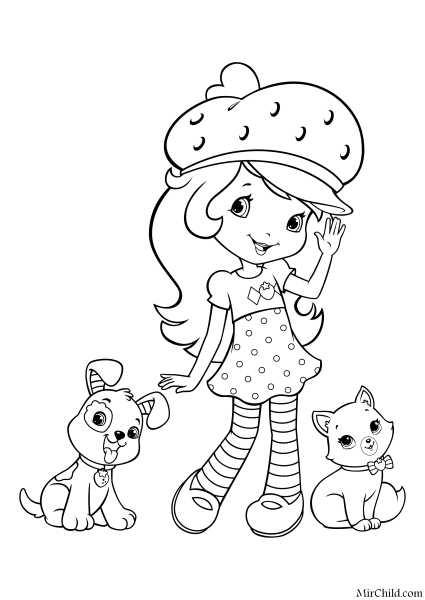 Barbie. Раскраска