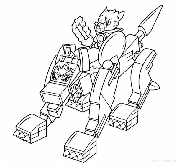 Раскраски LEGO Chima