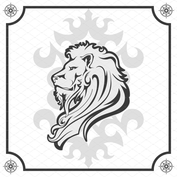 Голова Льва геральдика