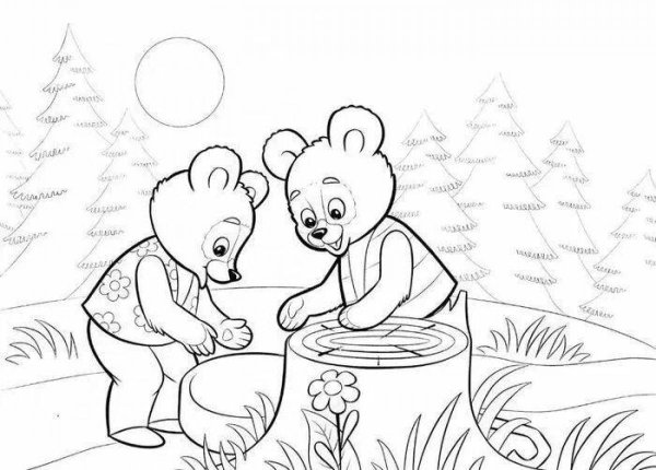 Книжка раскраска Заюшкина избушка
