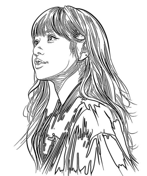 Раскраска BLACKPINK Lisa