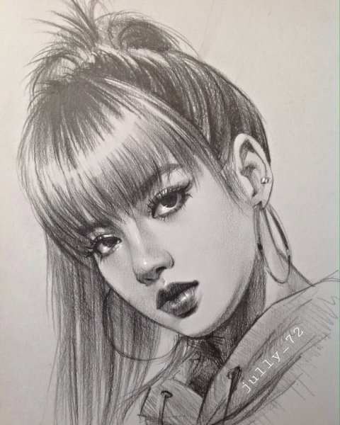 Lisa BLACKPINK портрет