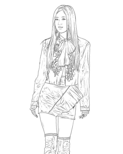 BLACKPINK рисунки мультяшные