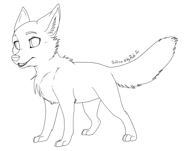 Волк rukifox