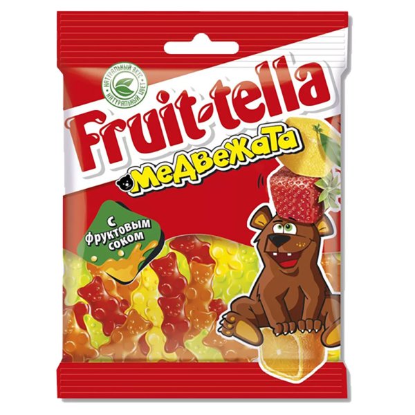 Мармелад жевательный Fruit-Tella медвежата, 150гр