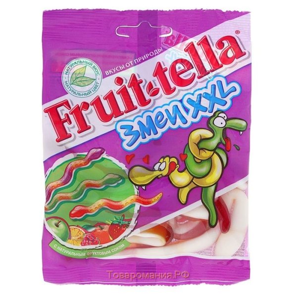 Мармелад Fruittella змеи XXL 70 гр