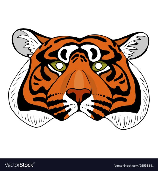 Маска ободок тигр
