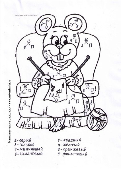 Математические примеры рисунок