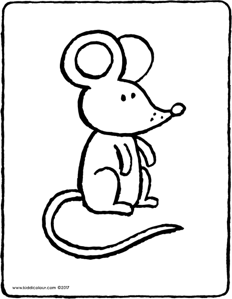Раскраски мишка и мышка (39 фото)