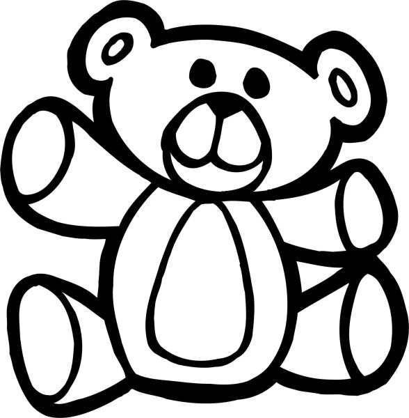 Раскраска плюшевые игрушки