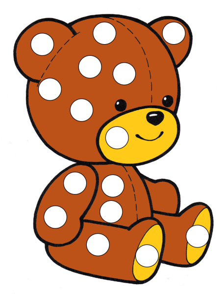 Пластилиновые заплатки для детей 2-3 лет