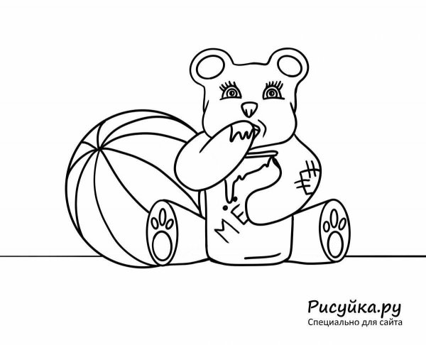 Медведь с медом
