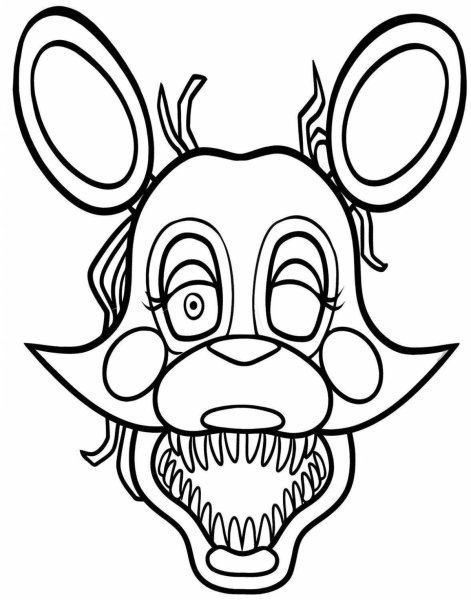 FNAF маска фредираскраска