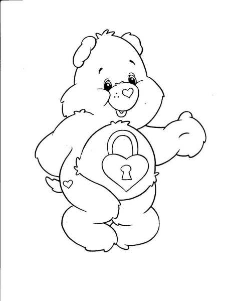 Care Bears раскраска