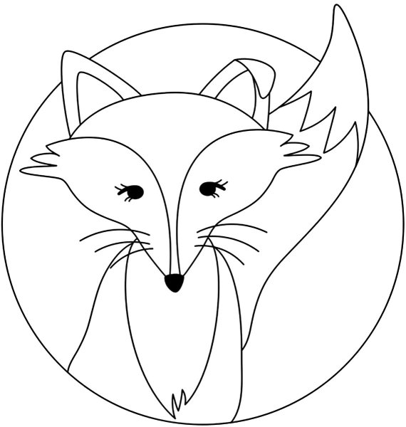 Идеи для срисовки мордочка лисы (90 фото)