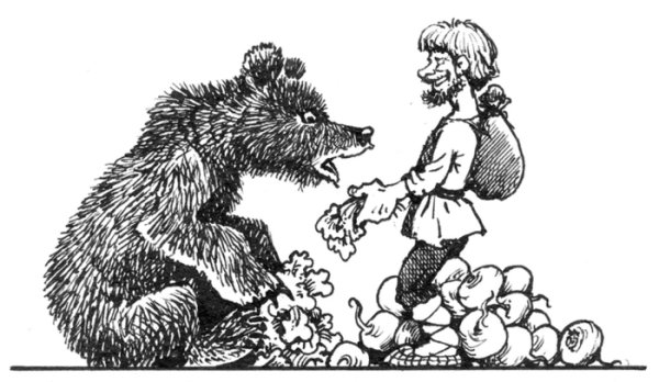 Раскраска Маша и медведь волки