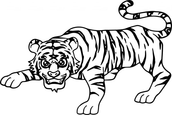 Раскраски мультяшный тигр (47 фото)