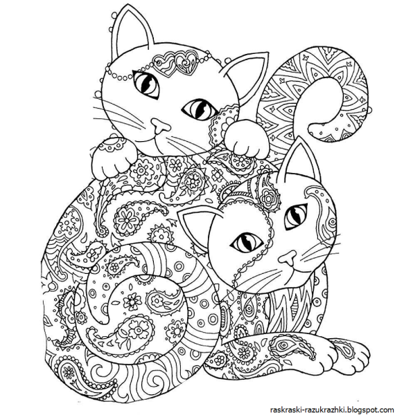 Котенок. Раскраска