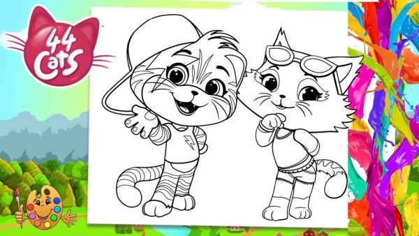 Рисунки 44 котёнка