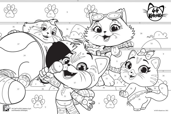 44 Котёнка игрушки