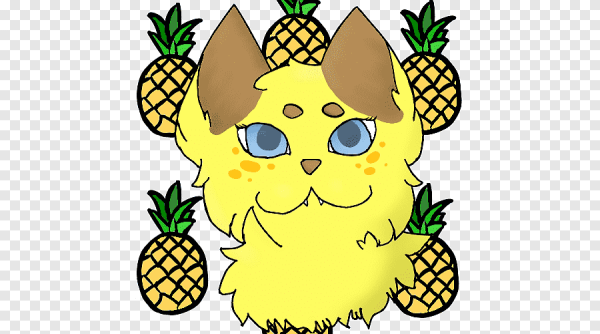 Кот ананас