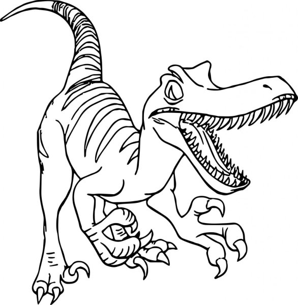 Раскраски крутые динозавры (45 фото)