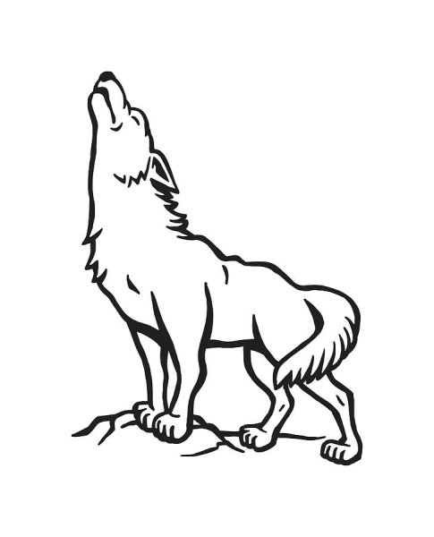Wolf Lineart