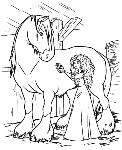 Horseland раскраски