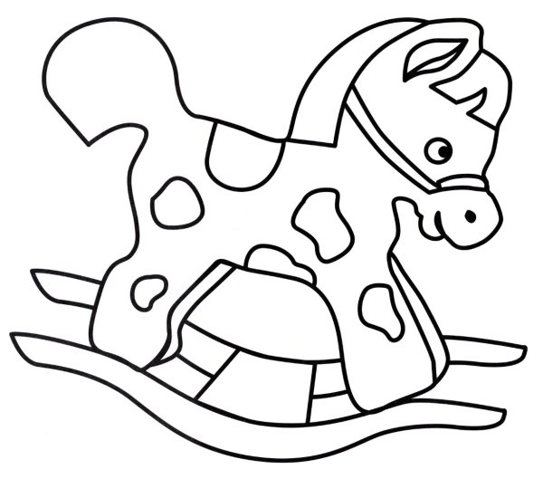 Раскраска. Игрушки