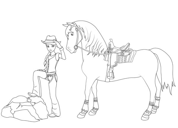 Раскраска Star stable