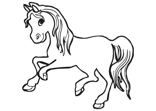 Раскраски лошадь и хозяина (42 фото)