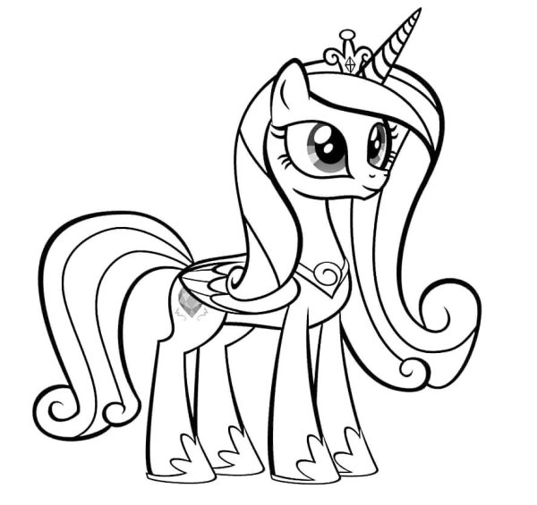 My little Pony раскраска