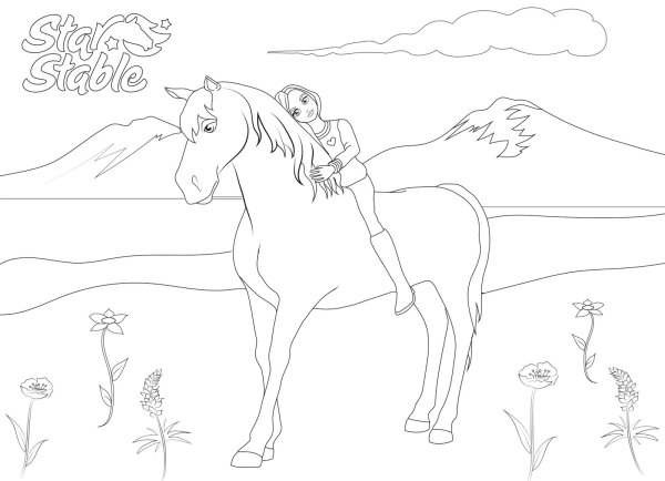 Раскраска Star stable