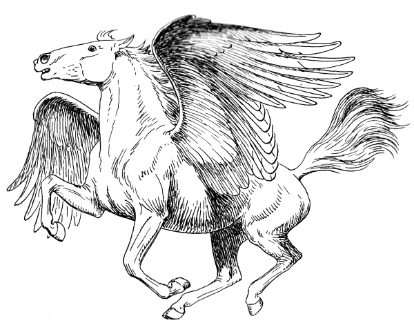 Пегас гравюра