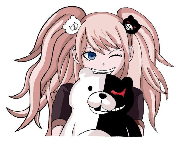 Junko Enoshima and Monokuma