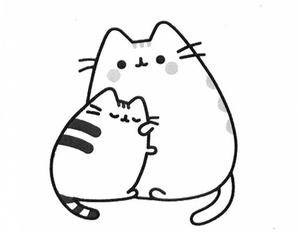 Раскраски кота Пушина