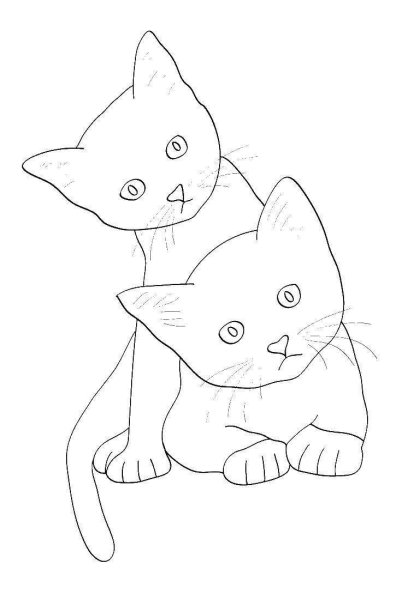 Котенок рисунок