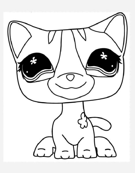 Раскраска Littlest Pet shop