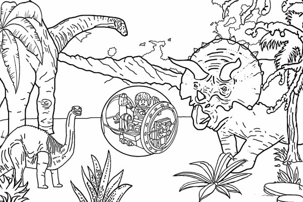 Раскраски Парк Юрского периода - Раскраски для детей печать онлайн