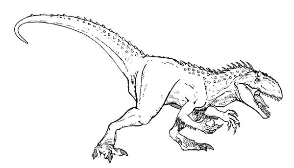 Раскраски динозавры терекс (49 фото)