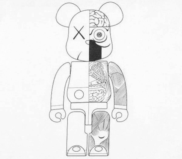 Bearbrick контур