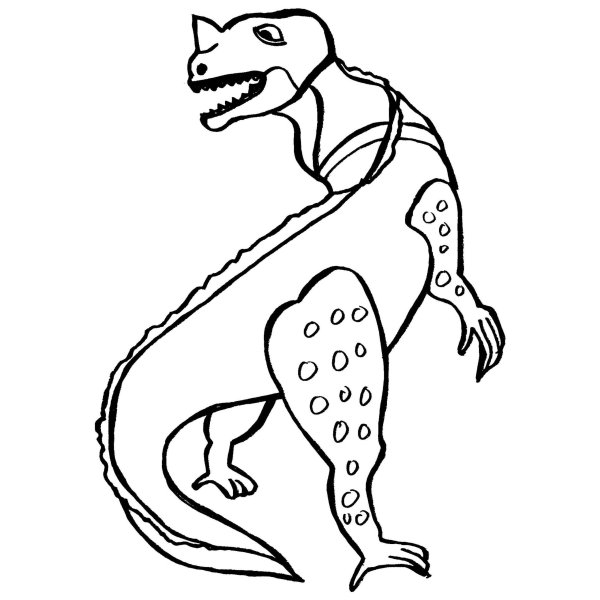 Коритозавр раскраска